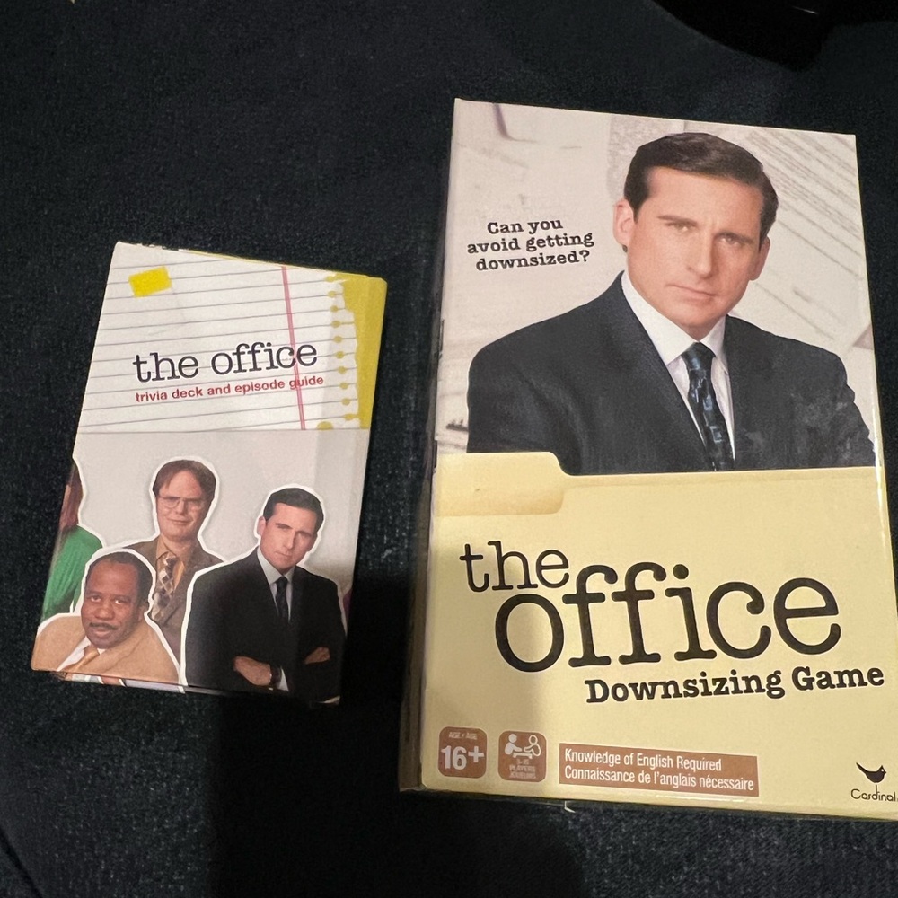 The Office‎ Downsizing Game/Trivia Deck bundle